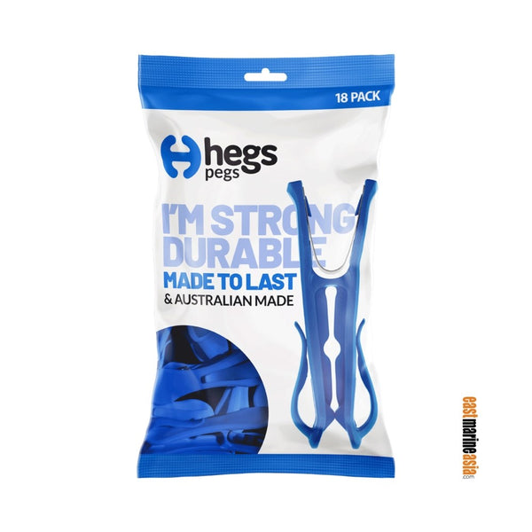 Hegs Clothes Pegs with Hooks (with Stainless Steel Spring)