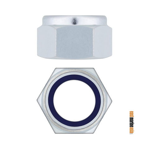 Stainless Steel 316 Nylon Lock Nut (DIN 985)