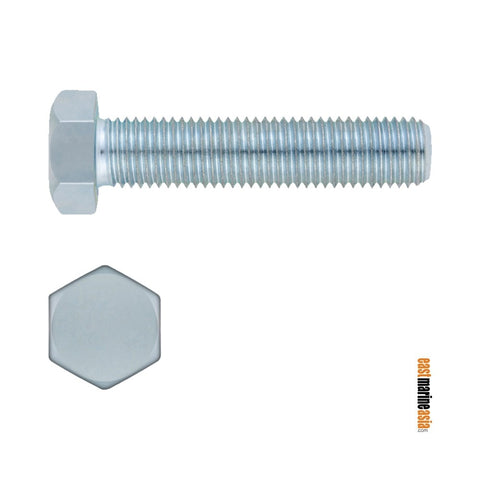 Stainless Steel 316 Bolt Hexagon Head - Full Thread (DIN 933)