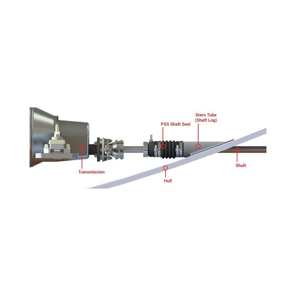 PSS Shaft Seal Type A (Imperial) for Shaft Diameter 2" to 2-3/4"