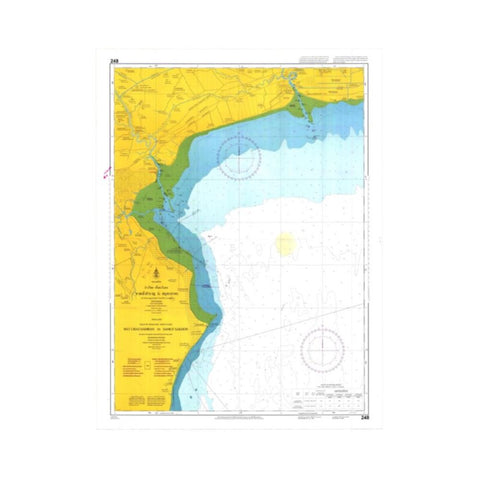 Marine Chart Thailand (Gulf of Thai - West) 248 Hat Chao Samran to Samut Sakhon