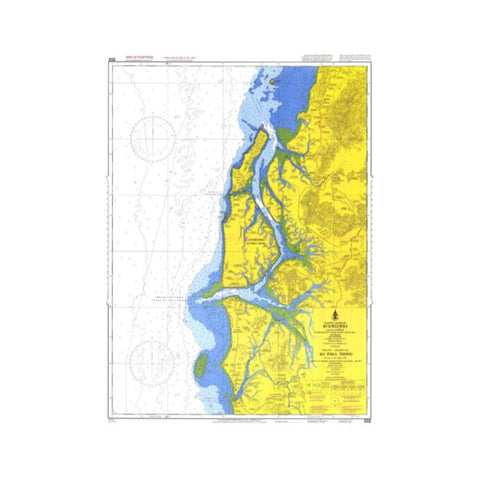 Marine Chart Thailand (Andaman) 332 Ko Phar Thong