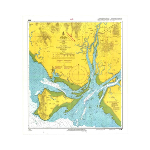 Marine Chart Thailand (Andaman) 336 Entrance to Kantang