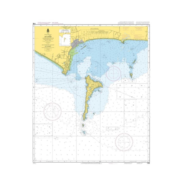Marine Chart Thailand (Gulf of Thai - East) 116 Ko Samet