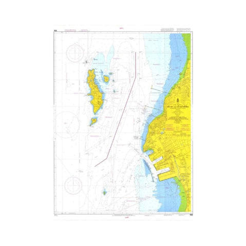 Marine Chart Thailand (Gulf of Thai - East) 164 Si Racha and Approaches