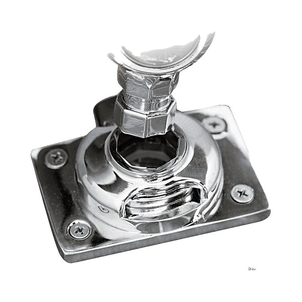 Chromed Brass Removable Fishing Rod Holder