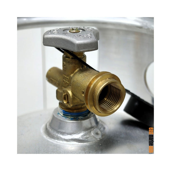 Worthington Aluminum LPG Cylinder / Gas Tank - Vertical