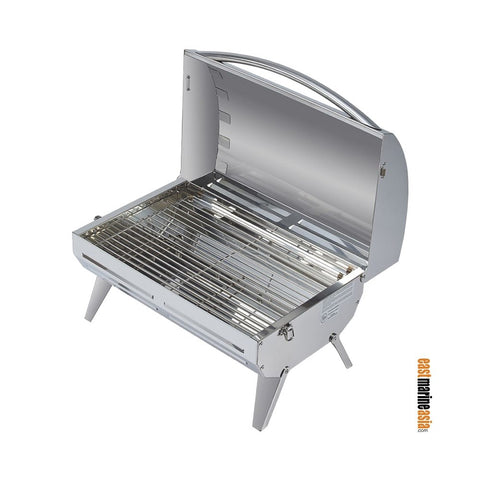 Eno Cook'N Boat Charcoal Grill BBQ (c/w Rail Mount & Cover)