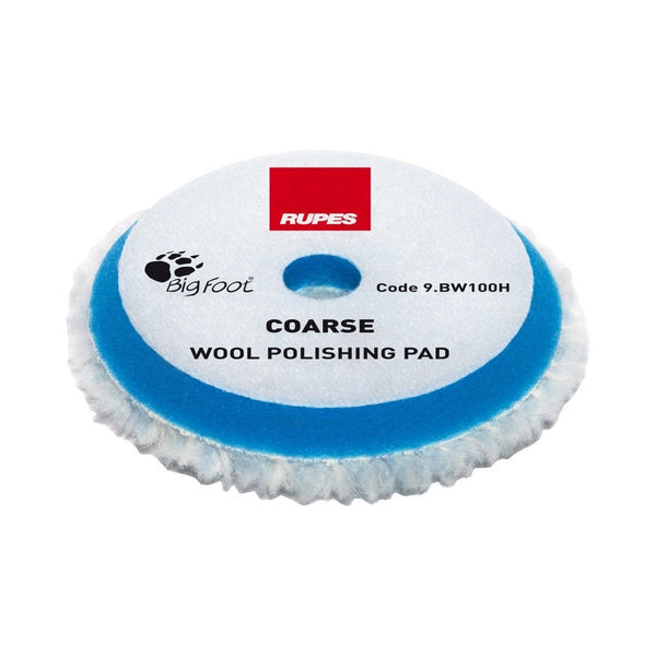 Rupes BigFoot 80 - 90 mm Wool Polishing Pads for Random Orbital, Gear Driven and Triple Action Polishers