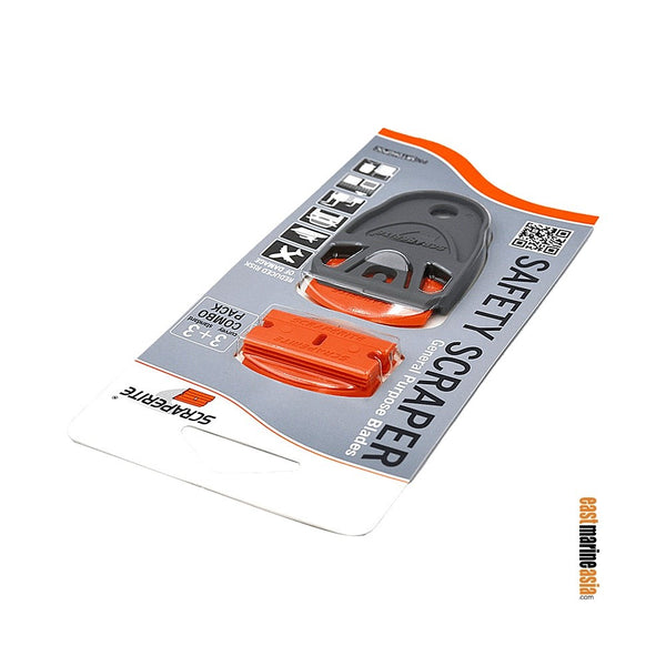Scraperite SRTD33GPO Plastic Blades Combo Pack General Purpose Orange with Dwarf Holder