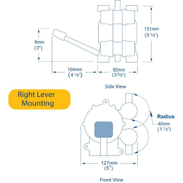 Whale GP0550 Gusher Galley MK3 Manual Galley Pump