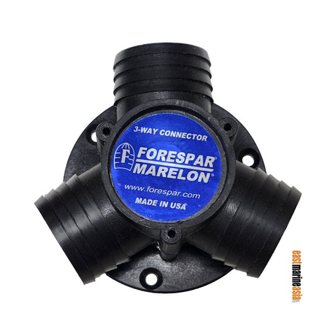 Forespar Marelon Y-Connectors - with Mounting Flange