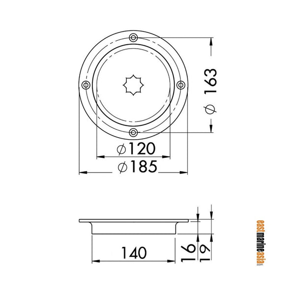 Osculati AISI 316 Heavy Duty Inspection Hatch