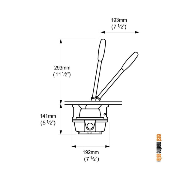 Whale BP0535 MK5 Sanitation Pump (Underdeck)