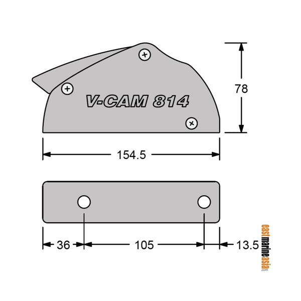 Antal V-cam 814 Clutch - Double