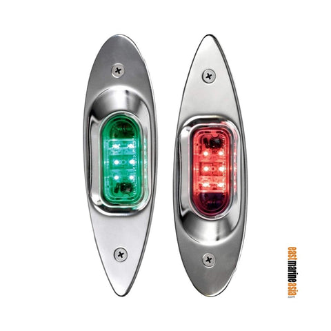 Osculati Evoled Eye LED Navigation Lights - Built-in Bulkhead Mount