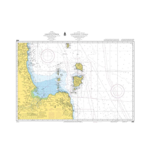 Marine Chart Thailand (Gulf of Thai - West) 204 Laem Kho Kwang to Lang Suan