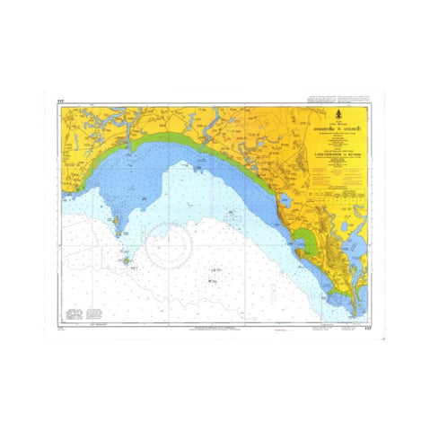 Marine Chart Thailand (Gulf of Thai - East) 117 Laem Thoraphim to Ko Saba